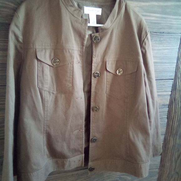 Vintage Judith Hart collection sz 16 cotton blend shell blazer - Picture 4 of 4